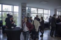 Photo presents the attendees during coffee break in the Faculty Hall