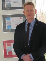 Photo shows the coordinator of the Industrial Processes Engineering track, profesor Lukasz Makowski