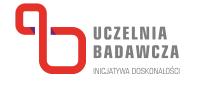 Obraz przedstawia logo Inicjatywy Doskonałości Uczelnia Badawcza